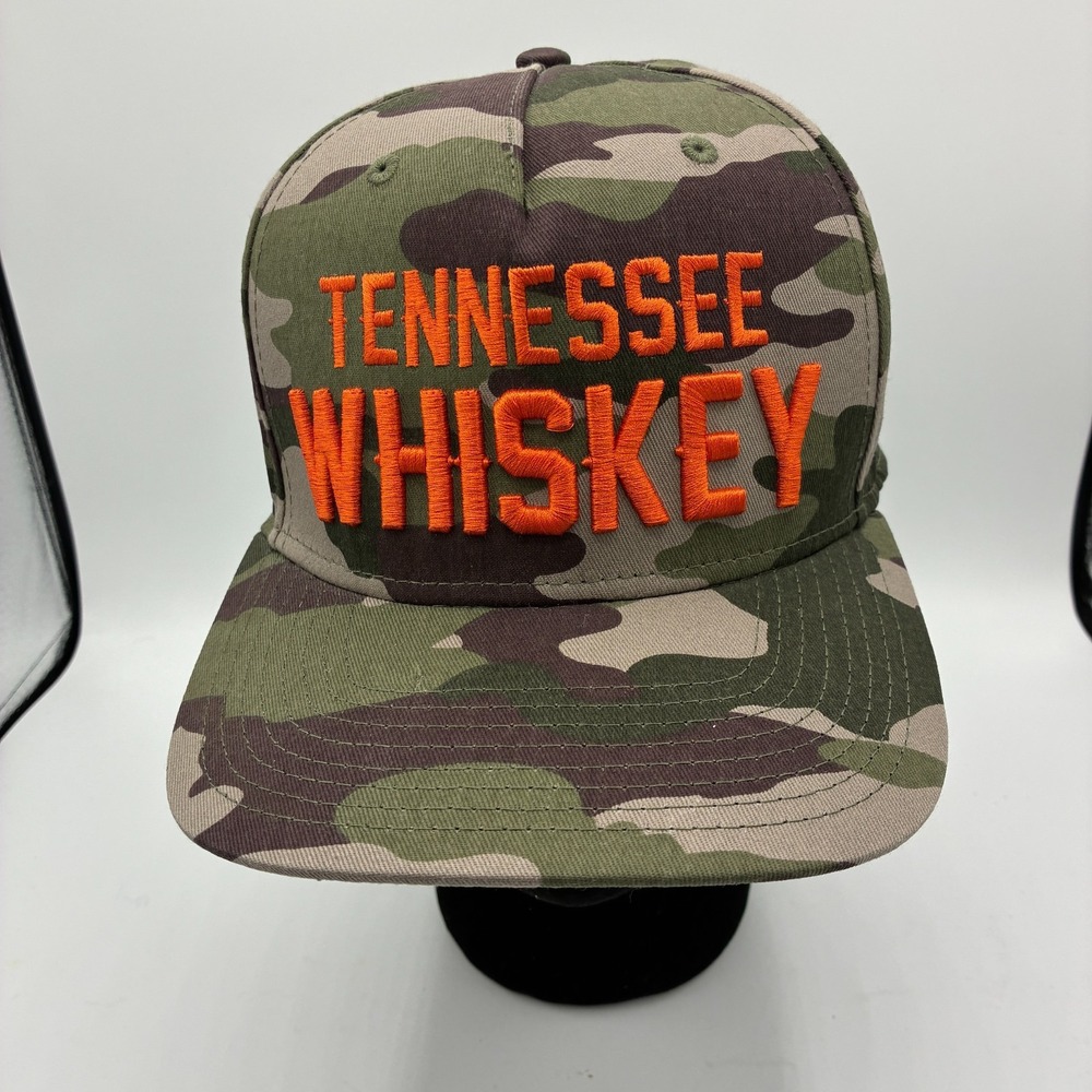 Tennessee Whiskey Big Machine Distillery Camo Hat Nashville SnapBack Trucker Cap